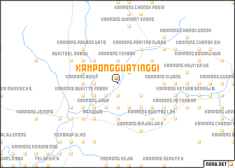 map of Kampong Gua Tinggi