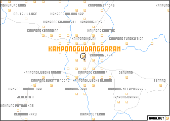 map of Kampong Gudang Garam