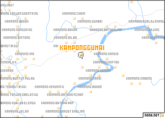 map of Kampong Gumai