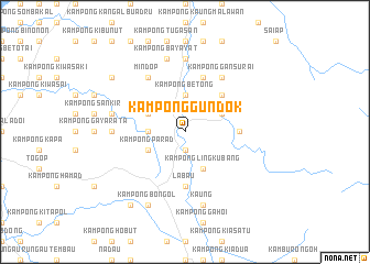 map of Kampong Gundok