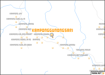 map of Kampong Gunong Sari