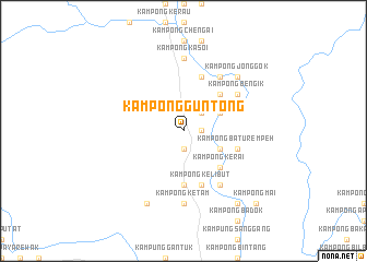 map of Kampong Guntong