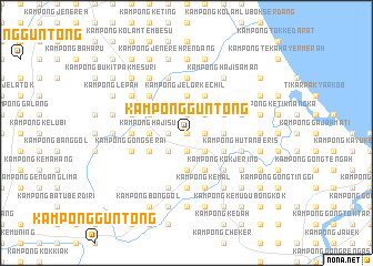 map of Kampong Guntong