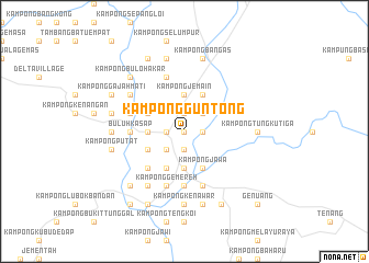 map of Kampong Guntong