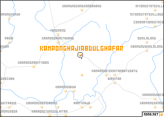 map of Kampong Haji Abdul Ghafar