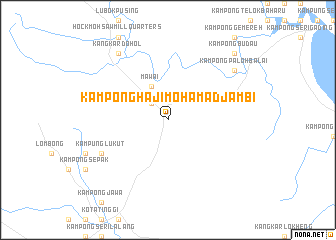 map of Kampong Haji Mohamad Jambi