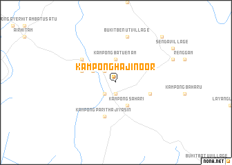 map of Kampong Haji Noor