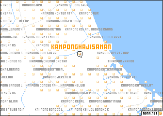 map of Kampong Haji Saman