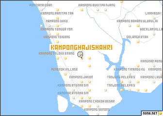 map of Kampong Haji Shahri