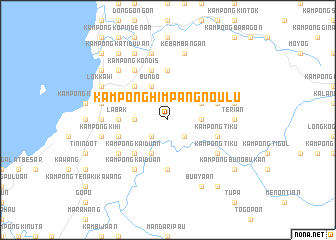 map of Kampong Himpangno Ulu