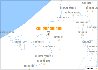 map of Kampong Hiram