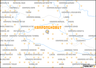 map of Kampong Hobut