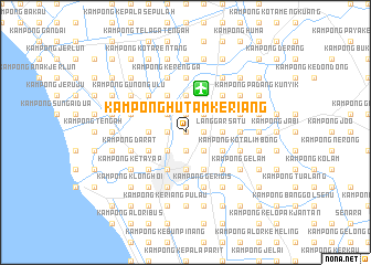 map of Kampong Hutam Keriang