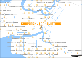 map of Kampong Hutan Melintang