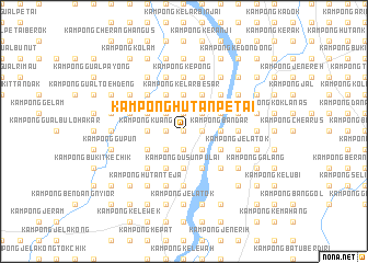 map of Kampong Hutan Petai