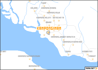 map of Kampong Imam