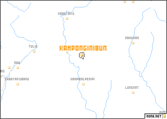 map of Kampong Inibun