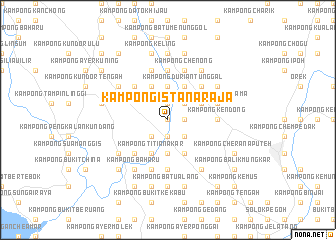 map of Kampong Istana Raja