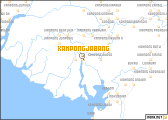 map of Kampong Jabang