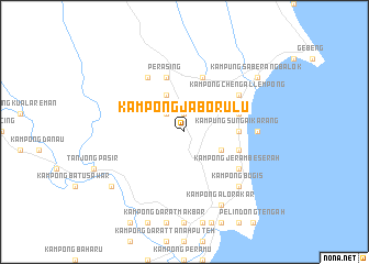 map of Kampong Jabor Ulu