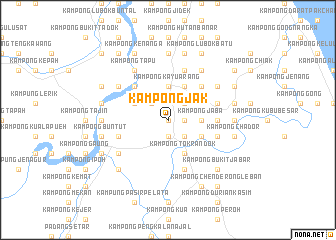 map of Kampong Jak