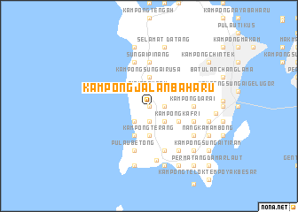 map of Kampong Jalan Baharu