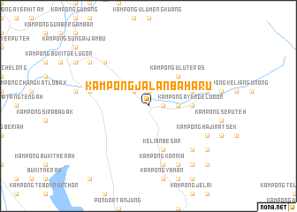 map of Kampong Jalan Baharu