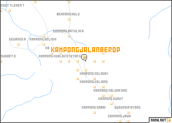 map of Kampong Jalan Berop