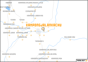 map of Kampong Jalan Kachu