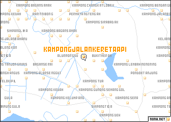 map of Kampong Jalan Kereta Api