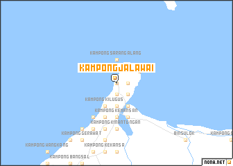 map of Kampong Jalawai