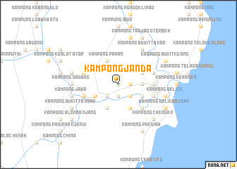 map of Kampong Janda