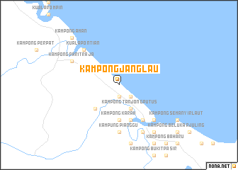 map of Kampong Janglau