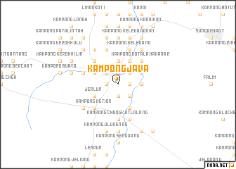 map of Kampong Java