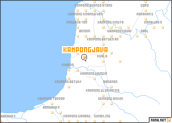 map of Kampong Java