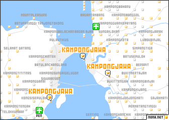 map of Kampong Jawa