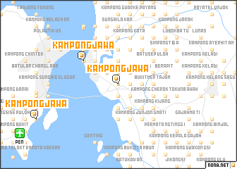 map of Kampong Jawa