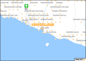 map of Kampong Jawa