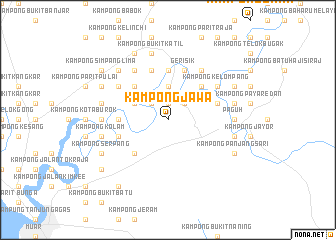 map of Kampong Jawa