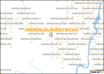 map of Kampong Jelakong Tok Chik