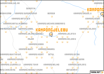 map of Kampong Jelebu