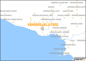 map of Kampong Jelutong