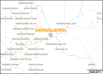 map of Kampong Jempol
