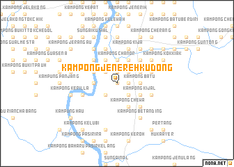 map of Kampong Jenereh Kudong