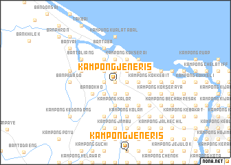 map of Kampong Jeneris