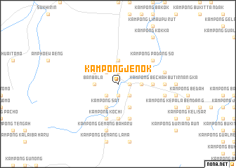 map of Kampong Jenok