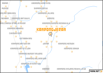 map of Kampong Jeram