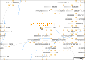 map of Kampong Jeram