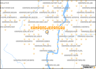 map of Kampong Jerangau