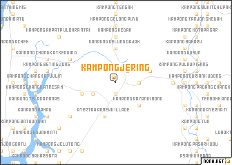 map of Kampong Jering